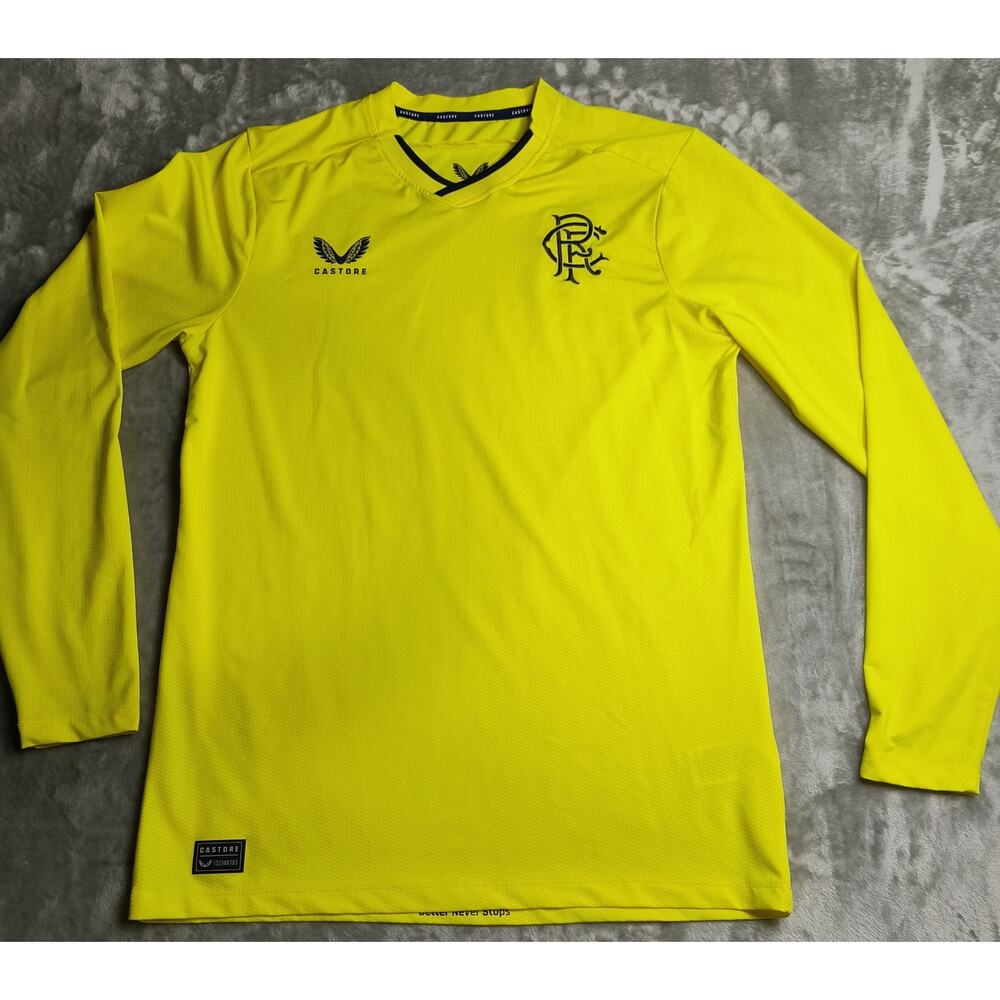 Castore Men's Glasgow Rangers Goalkeepers Shirt - Medium